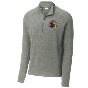 Big River Brass Band Sport-Tek Sport-Wick Men Flex Fleece 1/4-Zip-Light Heather Grey