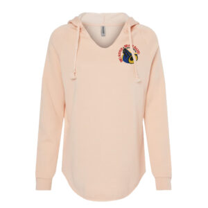 Big River Brass Band Independent Trading Co. – Women’s Lightweight California Wave Wash Hooded Sweatshirt-Blush