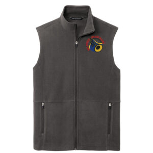 Big River Brass Band Port Authority Men Accord Microfleece Vest-Pewter