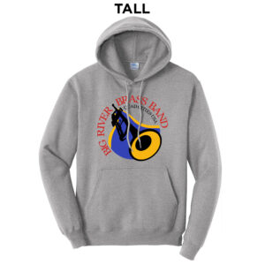 Big River Brass Band Tall Fleece Hooded Sweatshirt-Athletic Heather