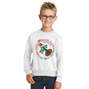 Big River Brass Band Youth Fleece Crewneck Sweatshirt-White