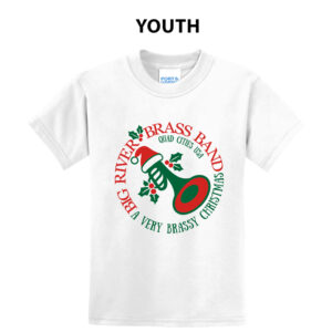 Big River Brass Band Youth Short Sleeve Tee-White