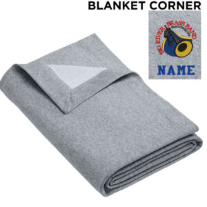 Big River Brass Band Gildan Heavy Blend Fleece Stadium Blanket  50″ x 60″-Sport Grey