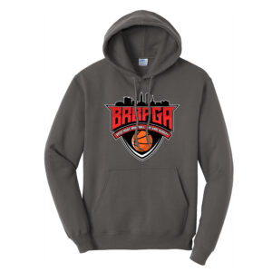 Baton Rouge Post Grad BB Unisex Fleece Hooded Sweatshirt-Charcoal