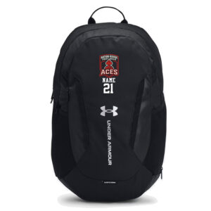Baton Rouge Post Grad BB Under Armour Hustle 6.0 Team Backpack -Black