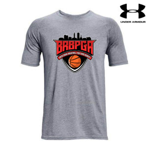 Baton Rouge Post Grad BB Under Armour Athletics soft cotton blend T-shirt Men-Steel Grey