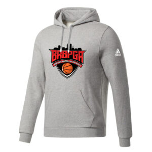 Baton Rouge Post Grad BB Adidas Unisex Fleece Hooded Sweatshirt- MedGrey Heather
