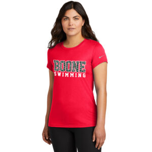 Boone Swimming Nike Women’s Swoosh Sleeve rLegend Tee-University Red