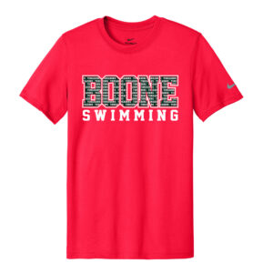 Boone Swimming Nike Swoosh Sleeve rLegend Tee Men-University Red