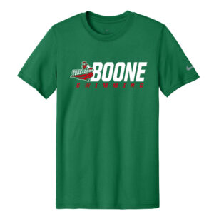 Boone Swimming Nike Swoosh Sleeve rLegend Tee Men-Gorge Green