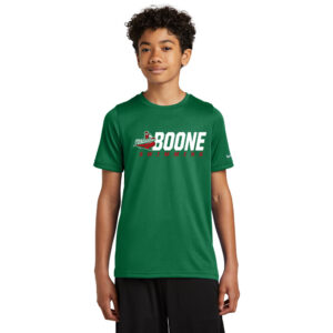 Boone Swimming Nike Youth Swoosh Sleeve rLegend Tee-Gorge Green
