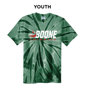 Boone Swimming YOUTH Essential Tie-Dye Tee-Forest