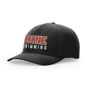 Boone Swimming Richardson Laser PERF Performance Rope Cap-Black