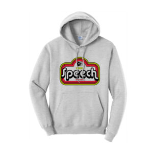 Boone Speech Unisex Fleece Hooded Sweatshirt-Ash