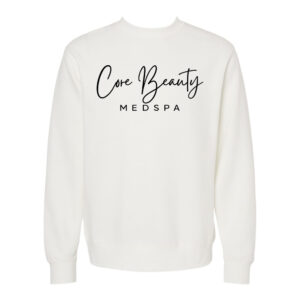 Core Beauty Independent Trading Midweight-Pigment Dyed crewneck sweatshirt-Prepared For Dye (white)