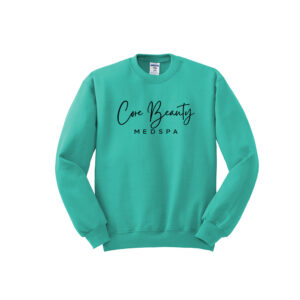 Core Beauty Unisex Fleece Crewneck Sweatshirt-Cool Mint