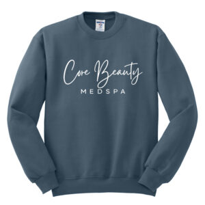 Core Beauty Unisex Fleece Crewneck Sweatshirt-Denim