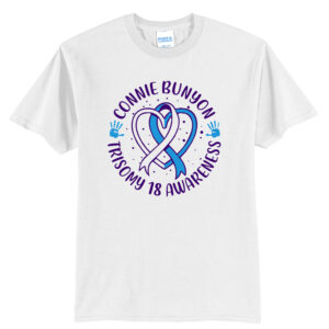 Connie Unisex Short Sleeve Tee-White