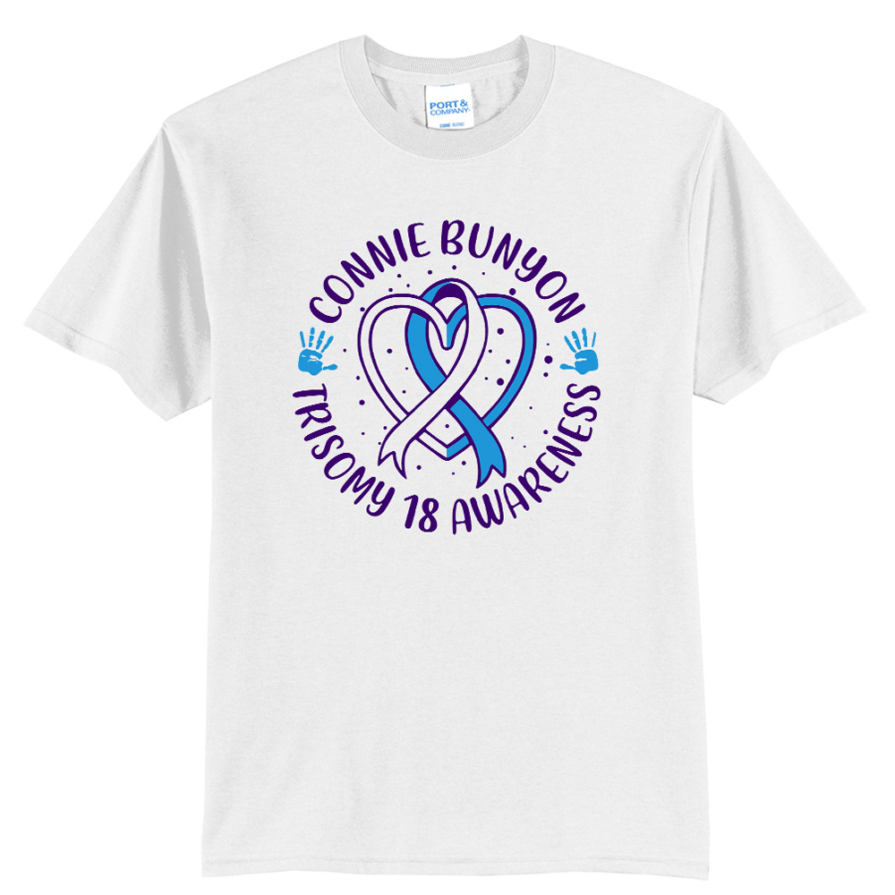 Connie Unisex Short Sleeve Tee-White