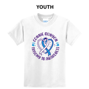 Connie Youth Short Sleeve Tee-White