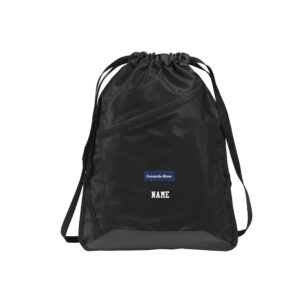 Camanche Cheer Port Authority Zip It Cinch Pack-Black