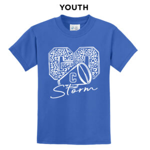 Camanche Cheer Youth Short Sleeve Tee-Royal