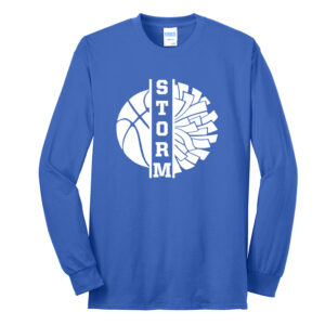 Camanche Cheer Unisex Cotton Long Sleeve Tee-Royal