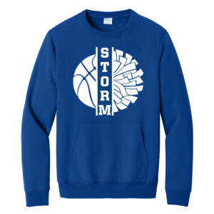 Camanche Cheer Unisex Basic Crewneck Pocketed Sweatshirt-Royal