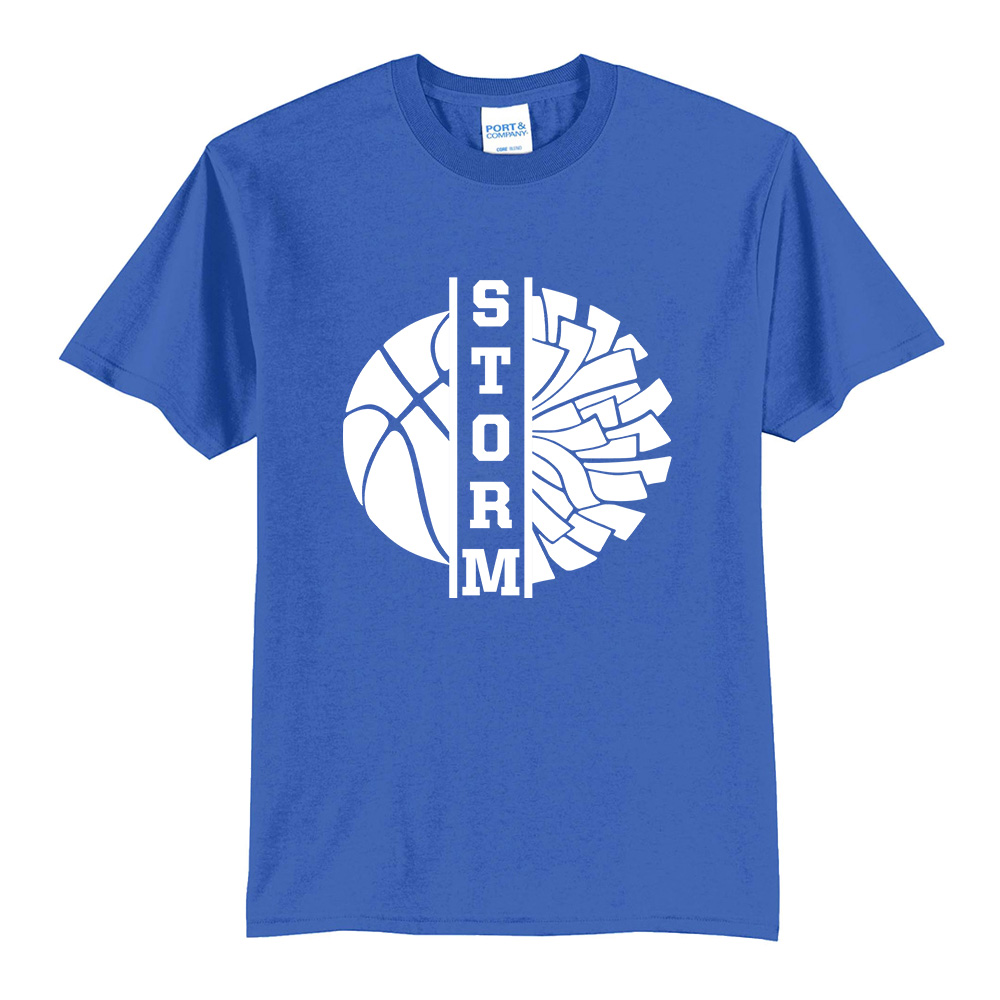 Camanche Cheer Unisex Basic Short Sleeve Tee-Royal