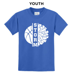 Camanche Cheer Youth Short Sleeve Tee-Royal