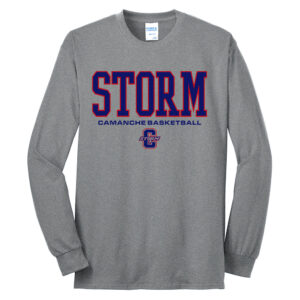 Camanche BB Unisex Cotton Long Sleeve Tee-Athletic heather