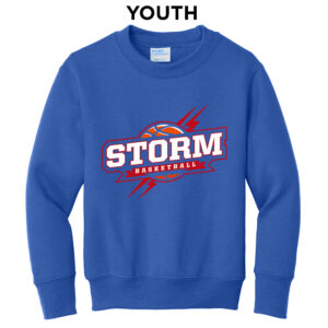 Camanche BB Youth Crewneck Sweatshirt-Royal