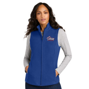 Camanche BB Port Authority Women’s C-FREE Fleece Vest-Royal