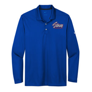 Camanche BB Nike Dri-FIT Micro Pique 2.0 Long Sleeve Polo Men-Game Royal