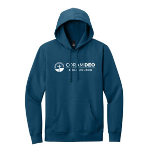 Coram Deo Unisex District V.I.T. Fleece Hoodie-Neptune Blue