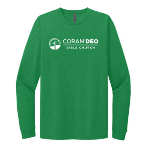 Coram Deo Next Level Unisex CVC Long Sleeve Tee-kelly Green