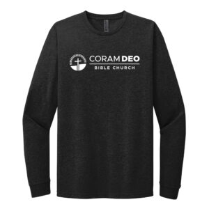 Coram Deo Next Level Unisex CVC Long Sleeve Tee-Charcoal