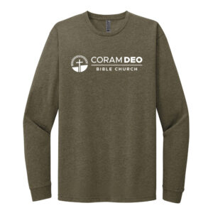 Coram Deo Next Level Unisex CVC Long Sleeve Tee-Military Green