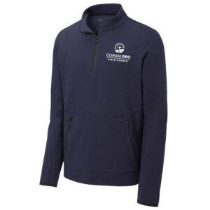 Coram Deo Sport-Tek Triumph 1/4 Zip Pullover-Navy