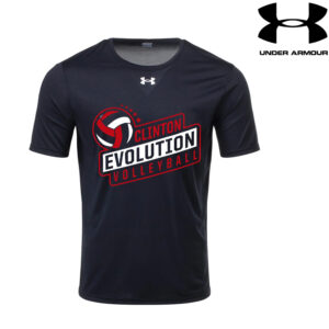 Clinton Evolution VB Under Armour short sleeve Men’s Team Tech Tee-Black