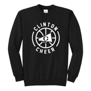 Clinton Cheer Winter Unisex Crewneck Sweatshirt-Black