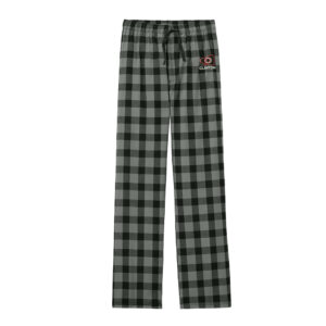 Clinton Cheer Winter  District Flannel Plaid Pant Men-Grey/Black Buffalo Check