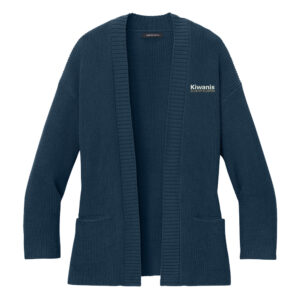 Clinton Kiwanis Mercer and Mettle Women’s Open Cardi-Insignia Blue