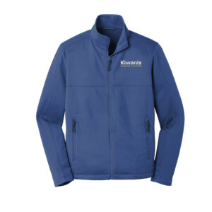 Clinton Kiwanis Port Authority Men Collective Smooth Fleece Jacket-Night Sky Blue