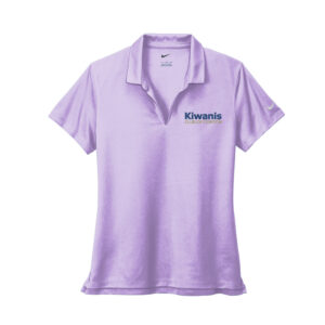 Clinton Kiwanis Nike Ladies Dri-FIT Micro Pique 2.0 Polo-Urban Lilac