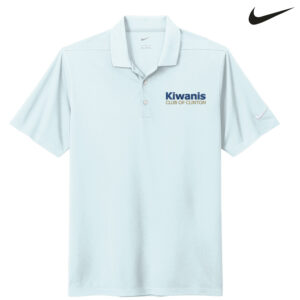 Clinton Kiwanis Nike Dri-FIT Micro Pique 2.0 Polo Men-Blue Tint