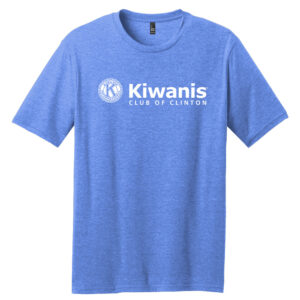 Clinton Kiwanis Unisex Premium Short Sleeve Tee-Heather Royal