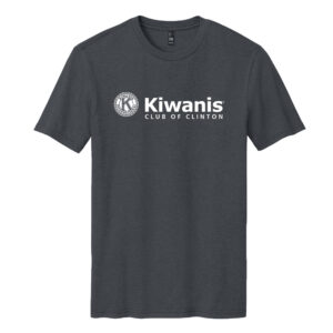 Clinton Kiwanis Unisex Premium Short Sleeve Tee-Charcoal