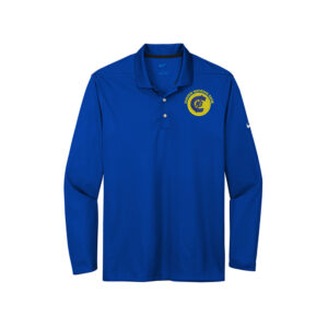 CNB Nike Dri-FIT Micro Pique 2.0 Long Sleeve Polo Men-Game Royal