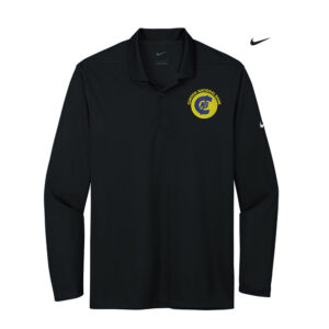 CNB Nike Dri-FIT Micro Pique 2.0 Long Sleeve Polo Men-Black